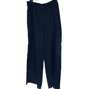 A New‎ Day Pajama Pants Womens Size XL Black Wide Leg